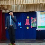 Dr. Pradeep Kumar speaking at School Function
