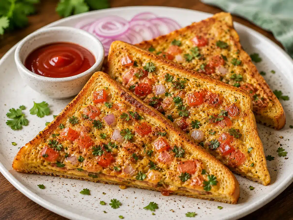 மசாலா பிரெட் Toast - Healthy Snacks For Kids Tamil
