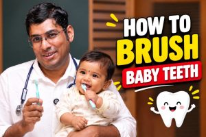 Child teeth brushing tamil
